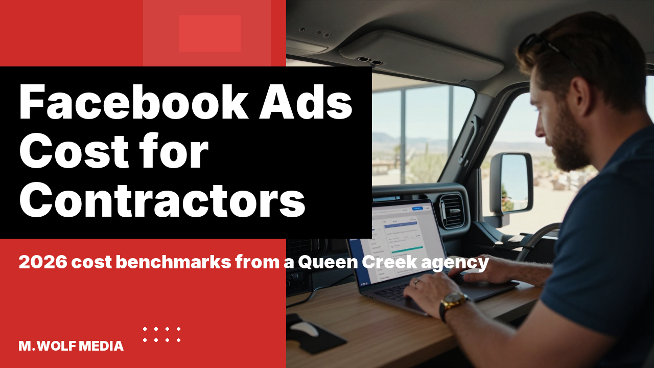How much do Facebook ads cost for contractors — 2026 AZ benchmarks from M.Wolf Media