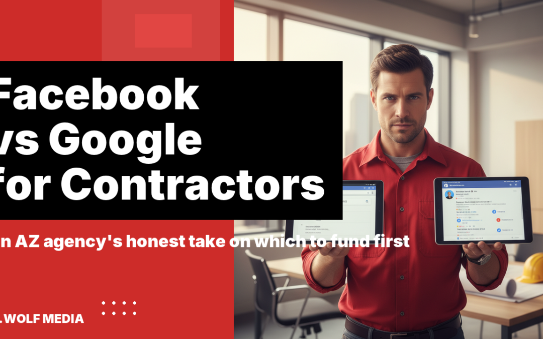 Facebook Ads vs Google Ads for Contractors: 2026 Real Numbers