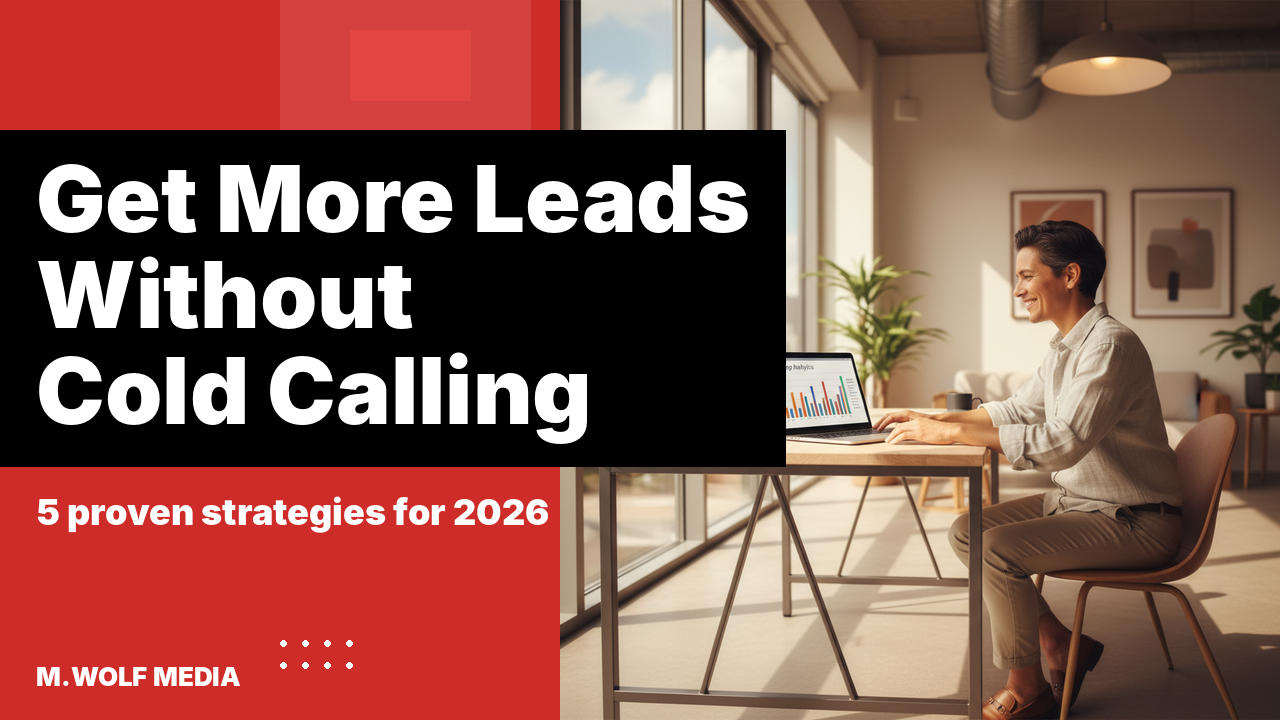 How to get more leads without cold calling — 5 proven strategies for service businesses in 2026